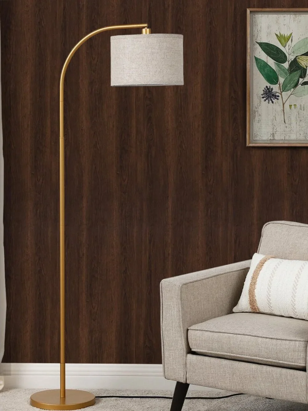 Decoroom Wood Grain Contact Paper Self Adhesive 17.7'' x 118'' - Peel and Stick